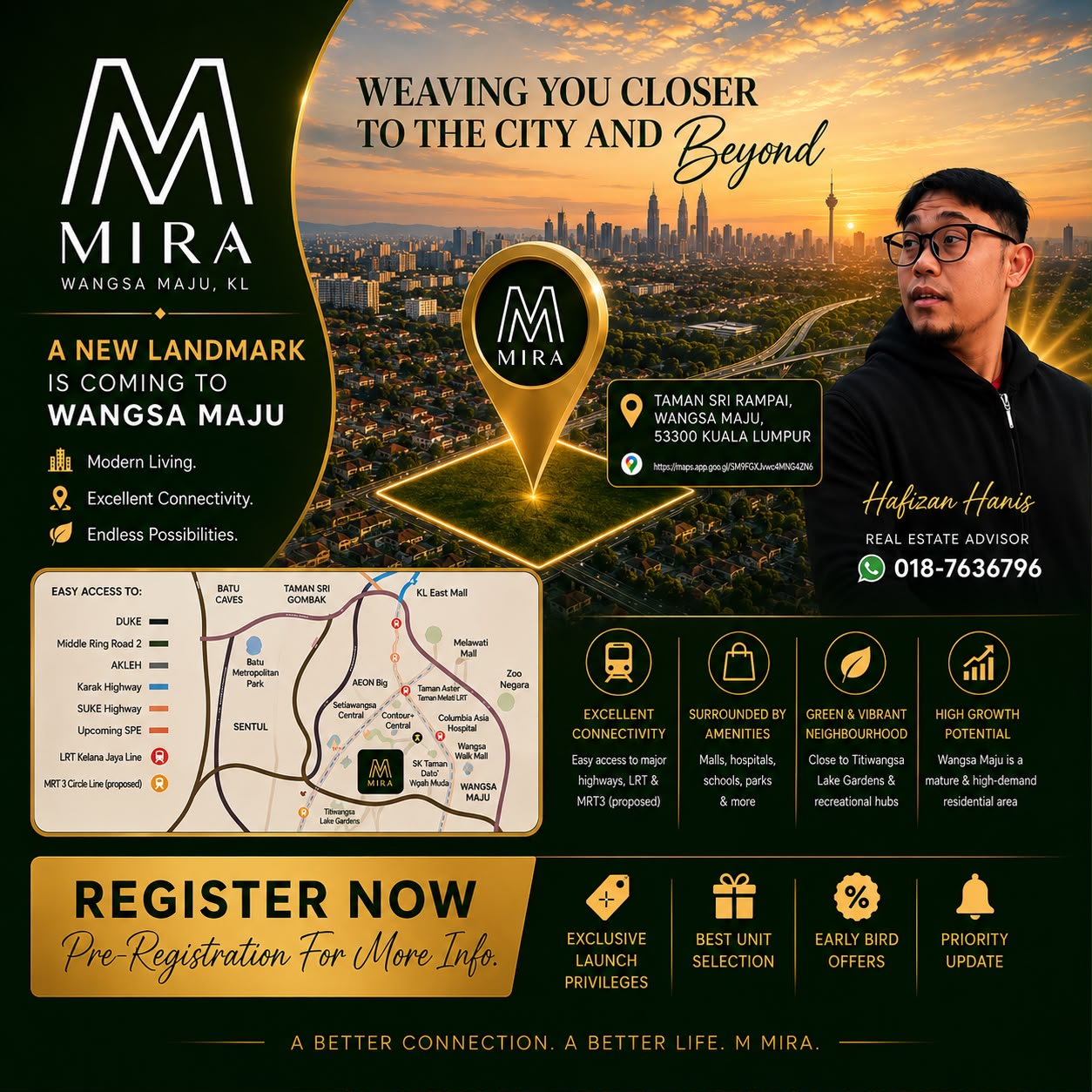 M Mira · Wangsa Maju
